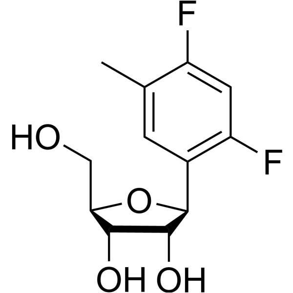 (1S)-1,4-Anhydro-1-C-(2,4-difluoro-5-methylphenyl)-D-ribitol 875302-27-5